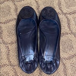 Navy Tory Burch flats